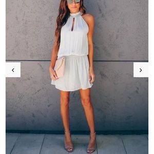 NWT Vici Collection Smocked Light Blue Dress